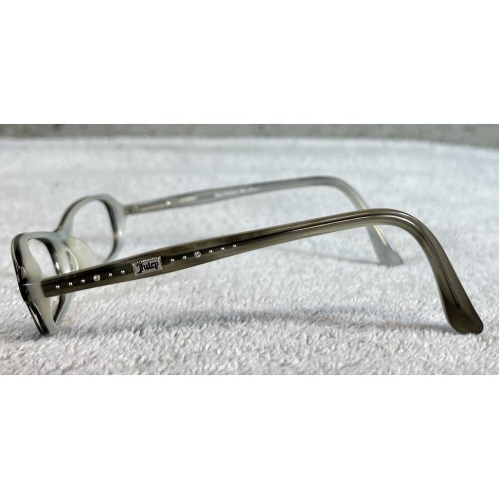Juicy Couture Italy ZOE 0JQV Light Gray Rectangular Eyeglasses Frames 49-16-135 - Picture 2 of 9